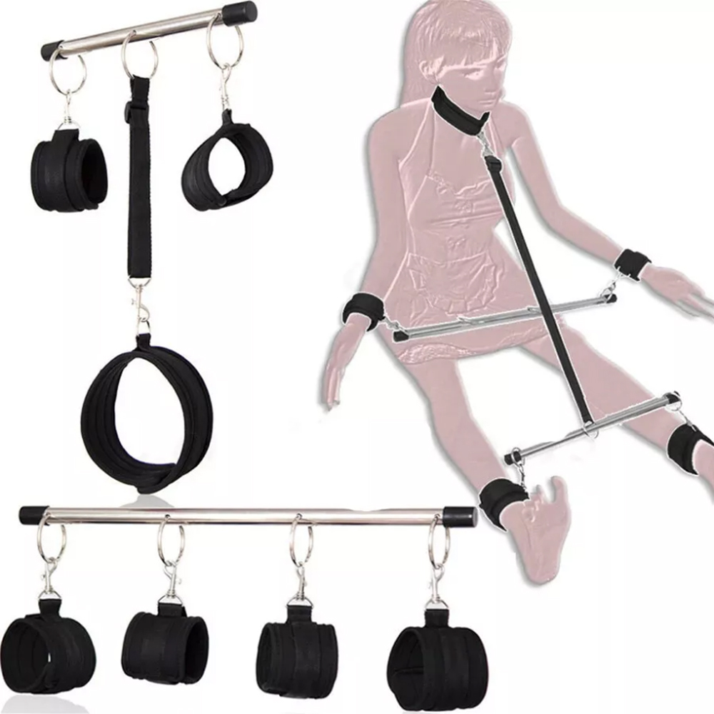 Men'S Vegan Accessories - Metalen Open Been Bar Handboeien Enkel