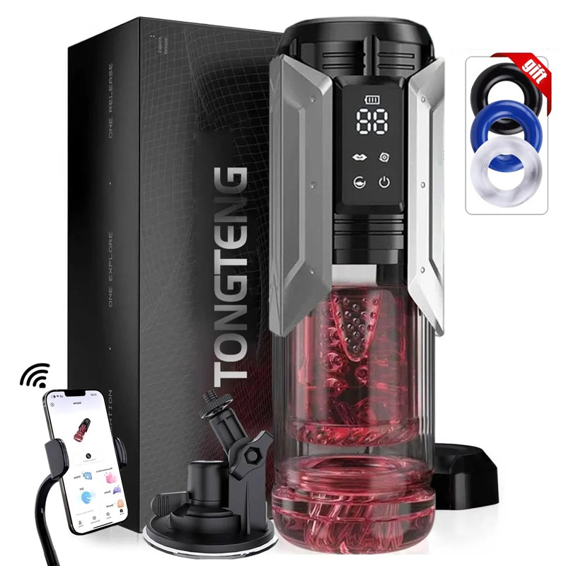 Men'S Vegan Accessories - APP LED Automatische Mannelijke Masturbator Cup