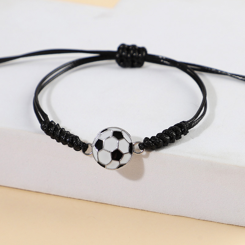 Men Accessories For Wrist - 5/10 stuks handgeweven voetbalarmband verstelbaar polstouw