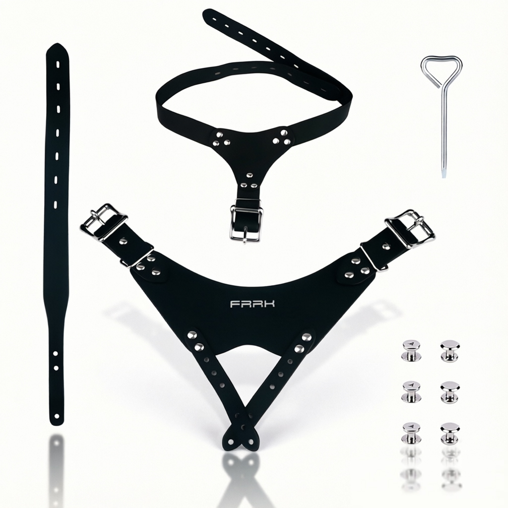 Men'S Vegan Accessories - ORALSX PU Lederen Extra Kuischheidsgordel voor