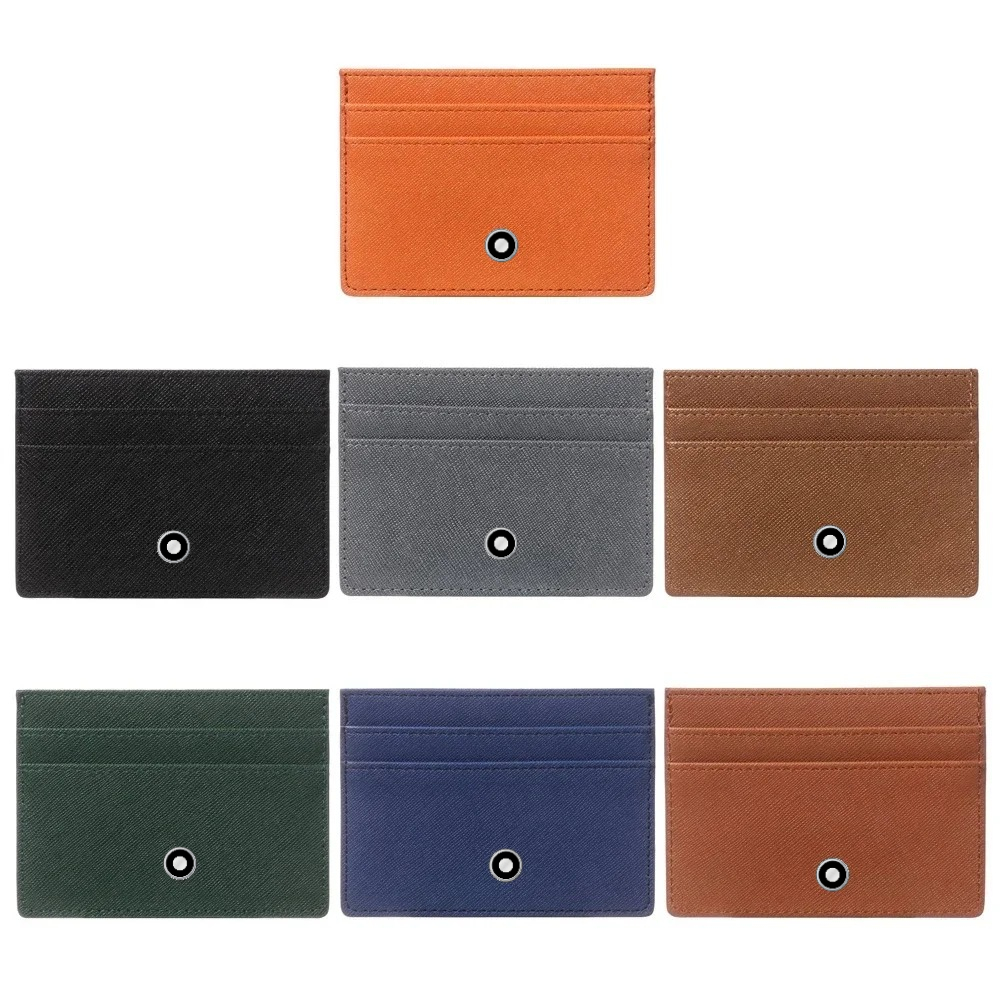 Coin Holder Men - Minimalistische dames heren lederen slanke portemonnees