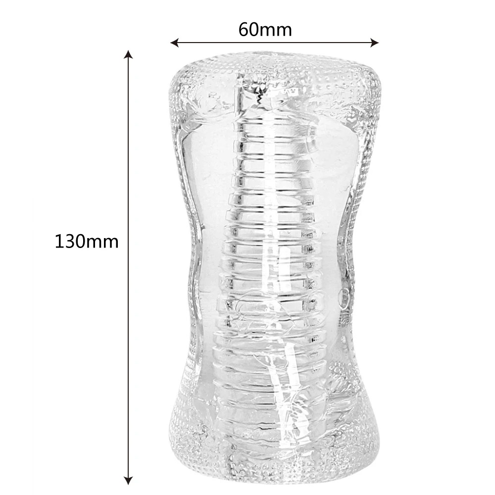 Men'S Vegan Accessories - 13Cm Kunstkut Transparante Jelly Kunstmatige Vaginale