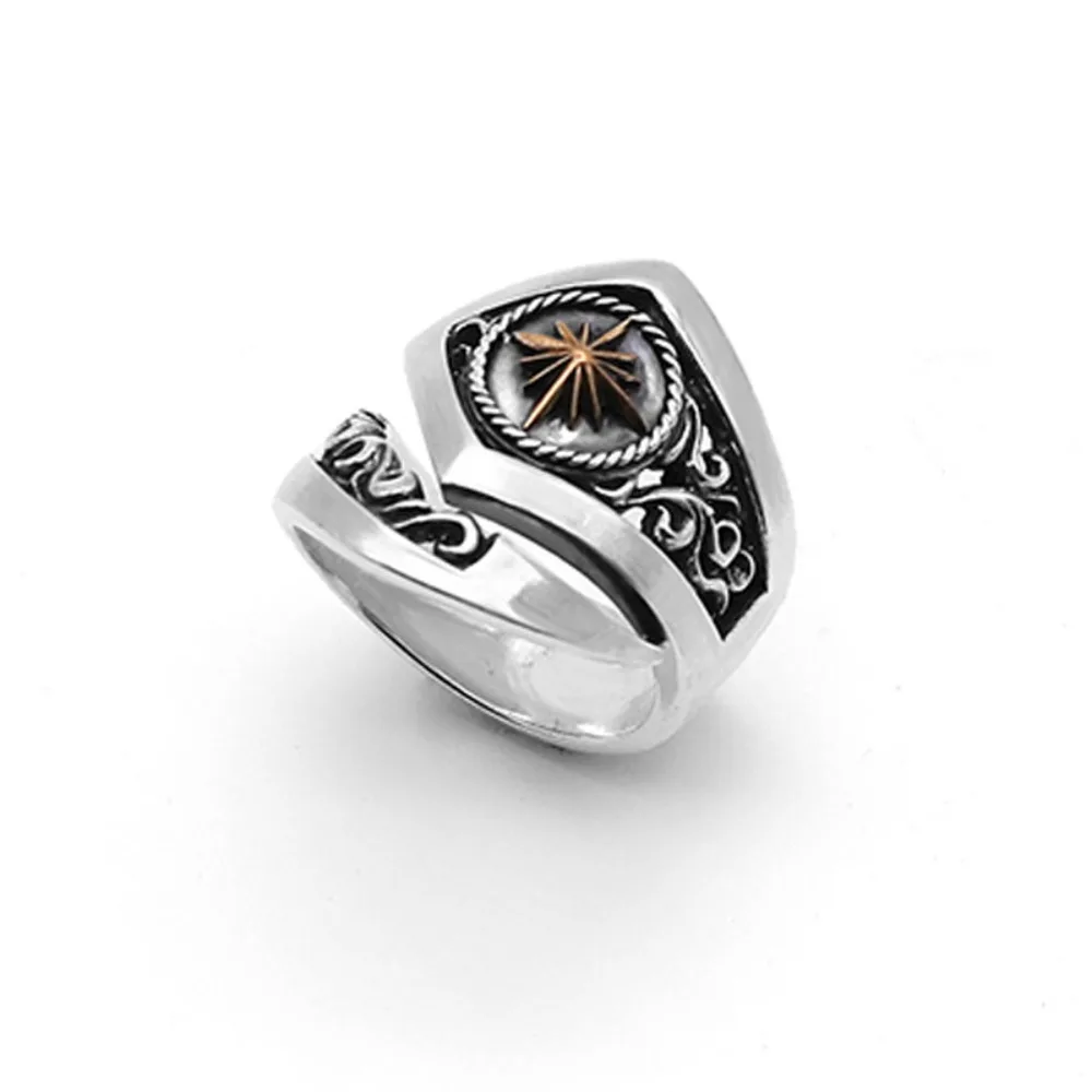 Men Accessories India - Zomer Nieuwe Mode Zon Totem Ring