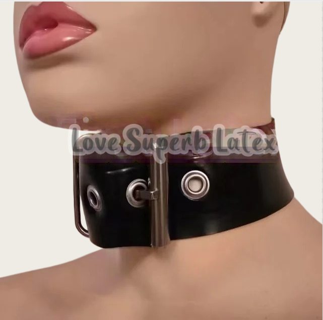 Men'S Accessories Clothing - 0,4 mm sexy latex nekchoker rubber