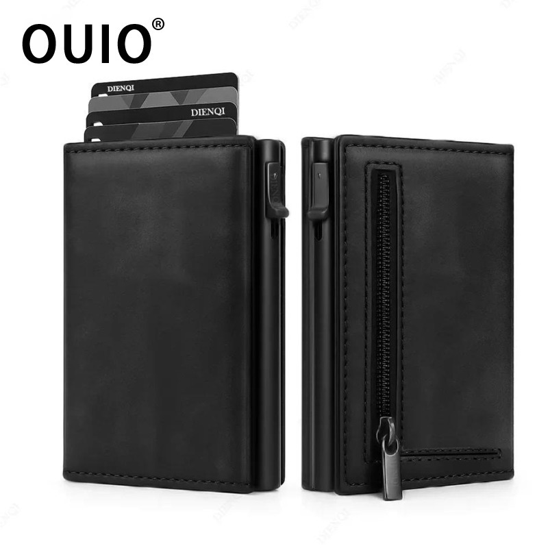 OUIO Rfid Creditcardhouder Por - Coin Holder Men recensie en prijs