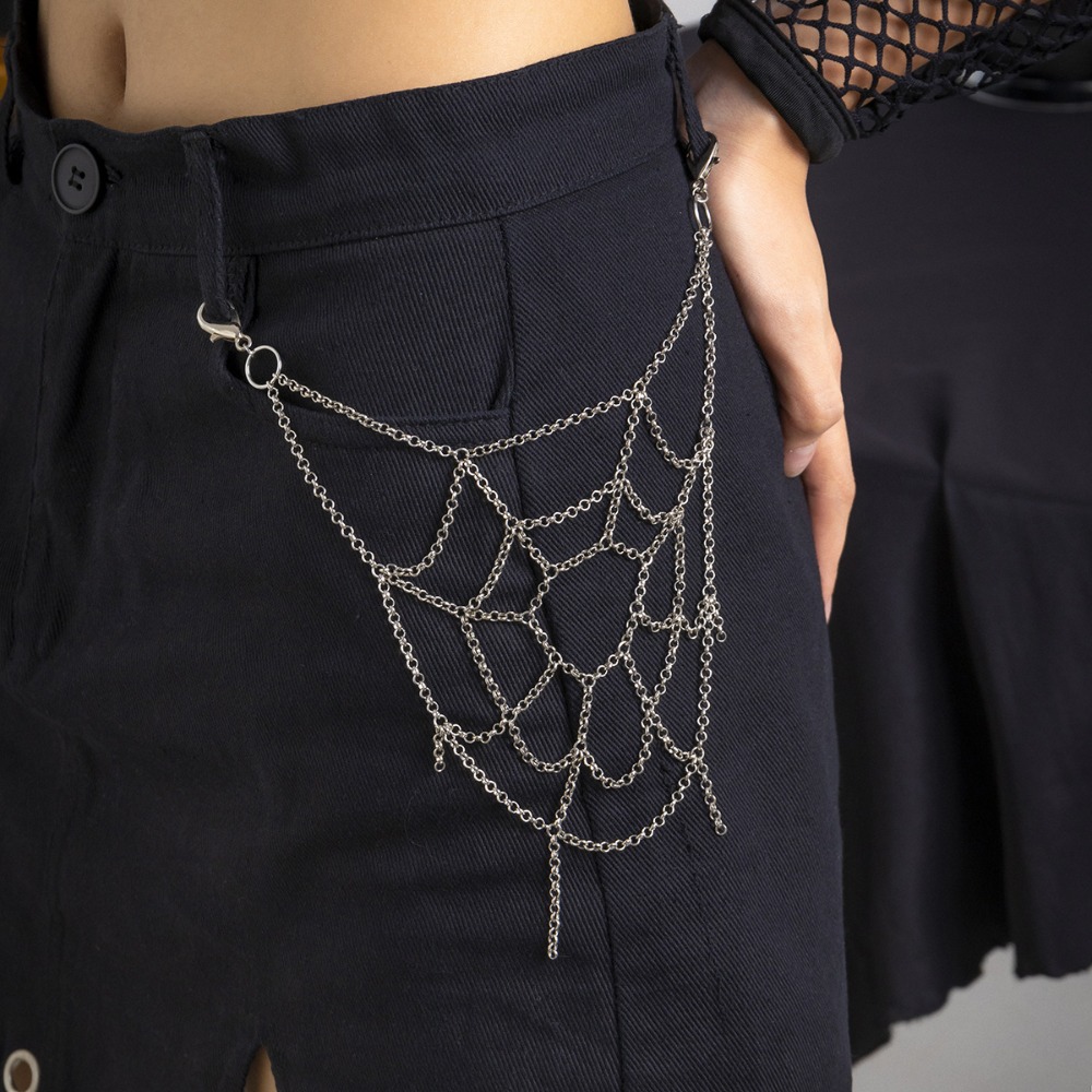 Gothic Punk Zilver Kleur Spinn - Men'S Accessories Clothing recensie en prijs
