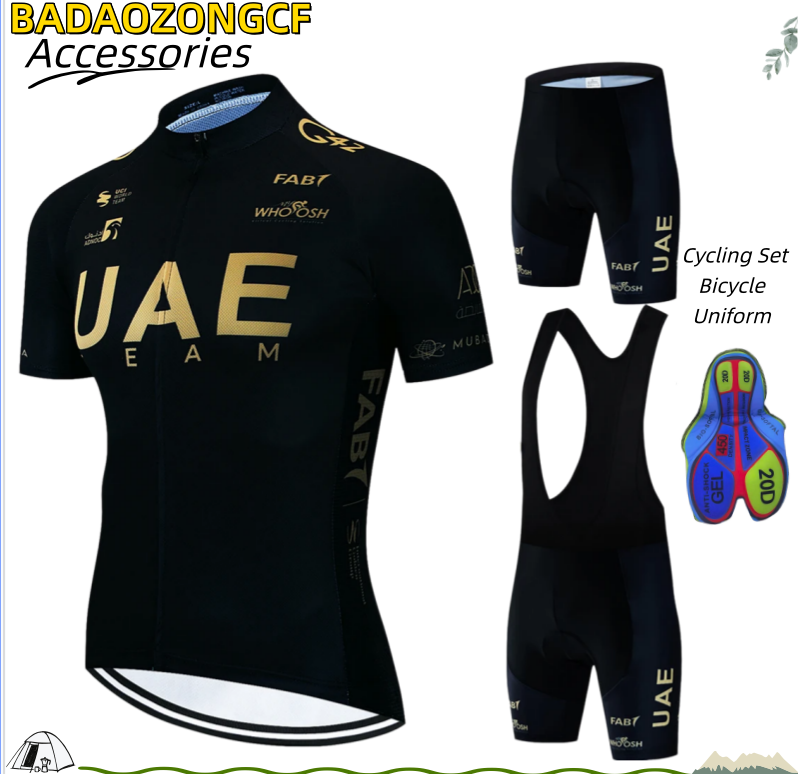UAE Heren Fietsset Fietsunifor - Men Accessories Uae recensie en prijs
