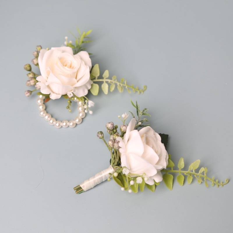 Trouwpak Corsage Man Bloem Bru - Men Accessories For Wrist recensie en prijs
