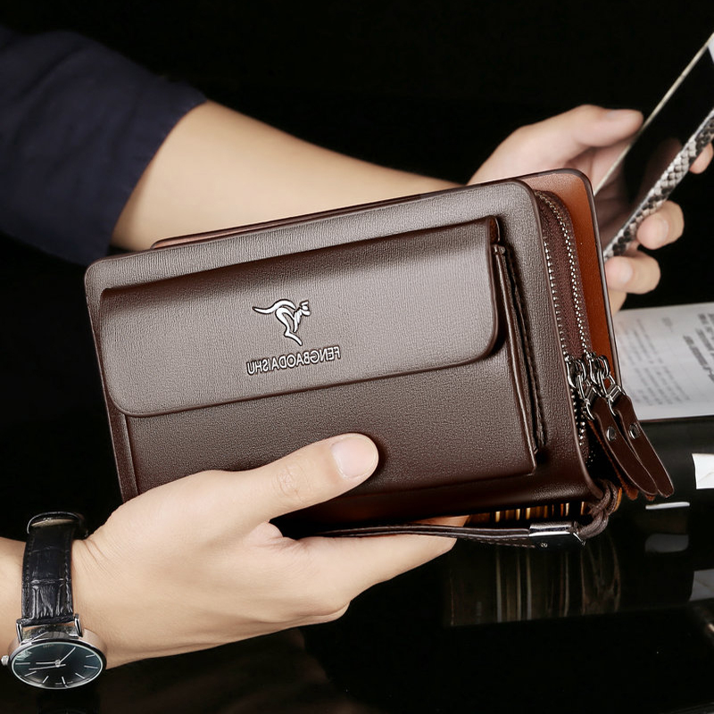 Mode herenportemonnees merk gr - Coin Holder Men recensie en prijs